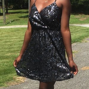 Sequined Party Dress from Express
